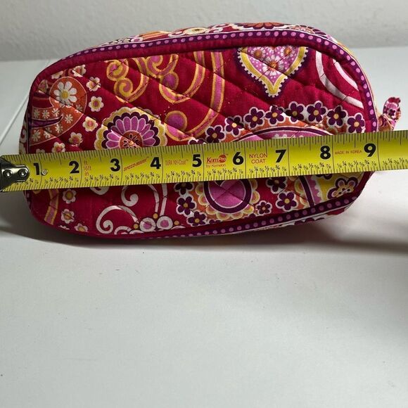 Vera Bradley Pink Bohemian Paisley Floral Small Handbag NWOT - Picture 3 of 8